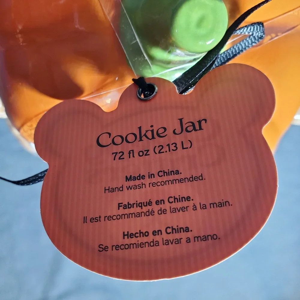 Tiktok Viral Halloween Creepy Critters Pumpkin Bear Cookie Jar 72oz